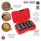 Performance Tool 5 pc. 3/8 in Dr. Deep Bolt Extractor Set, Stripped Bolt Remover, SAE/Metric W38920 - alternate 3