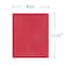 Roaring Spring Case of Red Paper Pocket Folders, 11.75"x9.5", Twin Pockets hold 25 sheets each, 11 pt tag board, PK250 50123cs - alternate 4