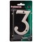 Prosource House Number, Character: 3, 4 in H Character, 2.36 in W Character N-Z043SN-3L-PS - alternate 2