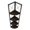Homeroots 59" Espresso Metal Four Tier Corner Bookcase 489790 - alternate 5