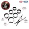 Performance Tool Piston Ring Compressor Set, SAE/Metric Bands, Engine Installation W89410 - alternate 2