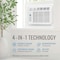 Keystn 12,000/11,600 BTU 230V Window Air Conditioner with 11,000 BTU Supplemental Heat Capability KSTHW12B - alternate 6
