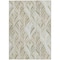 Homeroots 3' X 5' Khaki Tan And Beige Geometric Washable Indoor Outdoor Area Rug 589230 - alternate 4