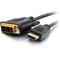 C2G 1.5M HDMI TO DVI-D DIGITAL VIDEO CABLE 4.9FT 42515 - alternate 1