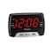 Westclox Clock Radio, LED Display, Snooze, 20 -Station Black 80227WM - alternate 1