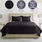 Lavish Home 2-Piece Twin Quilt Set Bedspread & Pillow Sham with Embossed Diamond Pattern Lightweight Quilt Set 66-001-TBL - alternate 2