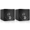 Pyle PyleHome 3" Mini Cube Bookshelf Speakers - 100W, Paper Cone Driver, 8 Ohm, Passive Audio Pair PCB3BK - alternate 1