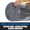 Magnum Tool Gray 55 Gallon Trash Can Set (Trash Can, Quiet Dolly, and Reinforced Lid) (2 Set) CMTC-CLD0-55G02 - alternate 4