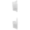 National Hardware 1-3/8'' Wht Plastic Closet Rod Socket, 2PK N154-567 - alternate 3