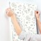Chesapeake Bergamot Light Grey Wildflower Wallpaper 4134-72501 - alternate 3