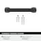 Amerock Hybridize 3-3/4 inch (96mm) Center-to-Center Matte Black Cabinet Pull, 10PK 10VMP37061MB - alternate 3