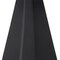 Homeroots 48" White and Black Sintered Stone and Steel Pedestal Base Round Dining Table 572234 - alternate 4