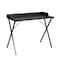 Homeroots 39" Black Wood and Metal X-Shape Computer Desk 568032 - alternate 1