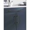Amerock Urbanite 10-1/16 in 256 mm Center-to-Center Matte Black/Matte Black Cabinet Pull BP778256MBMB - alternate 2