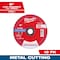 Milwaukee Tool Cut-Off Wheel, 7/8" Sz, 6" dia., PK10 49-94-0121 - alternate 3