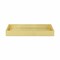Homeroots 16in Gold Rectangular Wood Handmade Tray With Handles 483290 - alternate 1