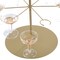 Lavish Home Cocktail Tree Stand 3-Tier Champagne Tower Holds 18 Stemware Glasses For Party Decorations KIT-DRNK1-GLD - alternate 5