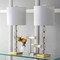 Jonathan Y Claire 28.5" Crystal LED Table Lamp, Clear/Brass, 2PK JYL5001A-SET2 - alternate 2