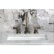 Kingston Brass Widespread Bathroom Faucet with Knurled Handle and Brass Pop-Up, Antique Brass FSC893KNLAB - alternate 2