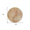 Homeroots 8' Terra Cotta And Copper Round Abstract Washable Indoor Outdoor Area Rug 587310 - alternate 2