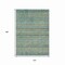 Homeroots 10' X 14' Teal Blue Gold And Taupe Southwestern Washable Indoor Outdoor Area Rug 615985 - alternate 6