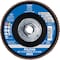 Pferd 4-1/2'' x 5/8-11 Thd. POLIFAN Flap Disc - CO-FREEZE SG INOX, Ceramic oxide, 80 Grit, Conical 61090 - alternate 3