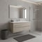 Homeroots 48" Natural Wood Freestanding Bathroom Vanity With White Sink And Two Drawers 627504 - alternate 3