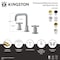 Kingston Brass Widespread Bathroom Faucet with Push Pop-Up Drain, Polished Chrome KS1411KNX - alternate 3