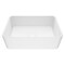 Vigo Marigold Modern White Matte Stone 18 in. L x 14 in. W x 5 in. H Rectangular Vessel Bathroom Sink VG04003 - alternate 1