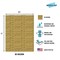 Nanolap PSA Microfinishing Film, 5 Pc 80 Micron (180 Grit), 8-0.5 in x 11 in Fine Sanding Film 61627N - alternate 2