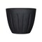 L&G 9.6 in. H X 12 in. W X 12 in. D X 12 in. D Polyresin Spritzer Planter Black PVI8012TKJ - alternate 1