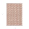 Homeroots 10' X 14' Salmon And Ivory Geometric Washable Indoor Outdoor Area Rug 595036 - alternate 5