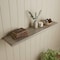 Homeroots 5in Solid Wood Wall Mounted Shelving Unit 399278 - alternate 2
