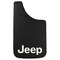 Plasticolor Universal 11 x 19 Set Of 2 Flat Jeep Logo Black Fiberglass Reinforced Screw On 000542R01 - alternate 1