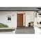 Vdomdoors Front Exterior Prehung Metal-Plastic Door, Manux 8111 Walnut, Side and Top Sidelite Transom, Office MANUX8111EXD-WLN-W36+14xH80+14-RH - alternate 3