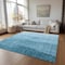 Homeroots 3' X 5' Teal Blue Aqua And Blue Ombre Washable Indoor Outdoor Area Rug 581828 - alternate 3