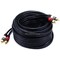 Monoprice 35ft Premium 2 RCA Plug/2 RCA Plug M/M 22AWG Cable - Black 2867 - alternate 1