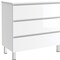 Homeroots 36" White Wood Freestanding Bathroom Vanity With White Sink And Three Drawers 624151 - alternate 4