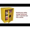 Justrite 30 gal, 1 Shelves, 18-Gauge Steel, 43 in W x 44 in H x 18 in D, Royal Blue 8630282 - alternate 4
