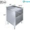 Amgood Stainless Steel Glass Rack Drain Cabinet 24 x 22.5 x 33 in AMG GRS-2224-Z - alternate 5