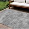 Homeroots 9' X 12' Gray Washable Indoor Outdoor Area Rug 598828 - alternate 1