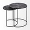 Homeroots Set of Two 20" Black Round End Table, 2PK 380716 - alternate 5