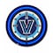 Holland Bar Stool Villanova University 19 Double Neon Wall Clock Clk19BK - alternate 1