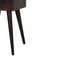 Homeroots 22" Brown Solid Wood Square One Drawer Nightstand 651797 - alternate 4