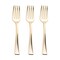 Smarty Had A Party Shiny Metallic Gold Mini Plastic Disposable Tasting Forks (600 Forks), 600PK 780-G-CASE - alternate 6