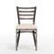 Flash Furniture HERCULES Silver Antique Finish with Clear Coat Ladder Back Metal Restaurant Chair - Tan Vinyl Seat XU-DG694BLAD-CLR-TNV-GG - alternate 6