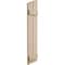 Ekena Millwork Rough Cedar 2 Board Joined Board-n-Batten w/Elliptical Top Faux Wood Shutters, 11W x 64H, PR SHUBJL11X64RCPR - alternate 6