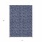 Homeroots 5' X 8' Navy Blue Denim Blue And Ivory Floral Washable Indoor Outdoor Area Rug 581907 - alternate 8