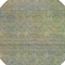 Homeroots 8' Green Gold And Charcoal Round Abstract Washable Indoor Outdoor Area Rug 588920 - alternate 5