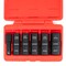Neiko 0.5 in Dr. Impact Flip Socket Set, Deep, SAE & Metric Sizes 02287B - alternate 1